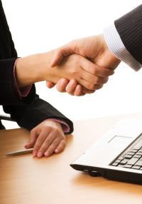shaking hands